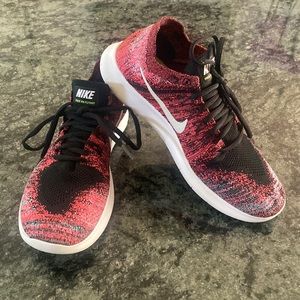 Nike Free Flyknit women’s sneakers , size 8,5